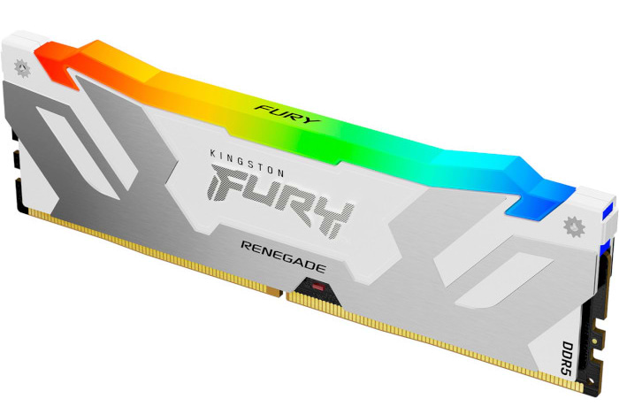 Память DDR Kingston Fury Renegade RGB White DDR5 32GB/6400 (KF564C32RWA-32)