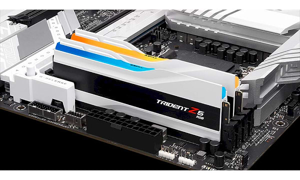 Фото - Память DDR G.Skill Trident Z5 RGB White DDR5-7200 32GB (2x16GB) (F5-7200J3445G16GX2-TZ5RW)