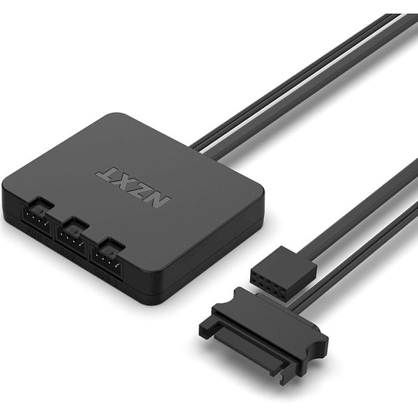 Фото - Корпусний вентилятор NZXT F120RGB White (RF-R12TF-W1)