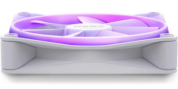 Фото - Корпусний вентилятор NZXT F120RGB White (RF-R12TF-W1)