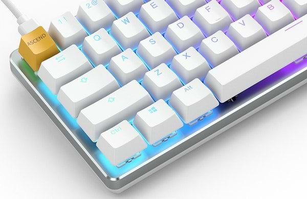 Фото - Клавіатура дротова Glorious GMMK TKL White (GLO-GMMK-TKL-BRN-W)
