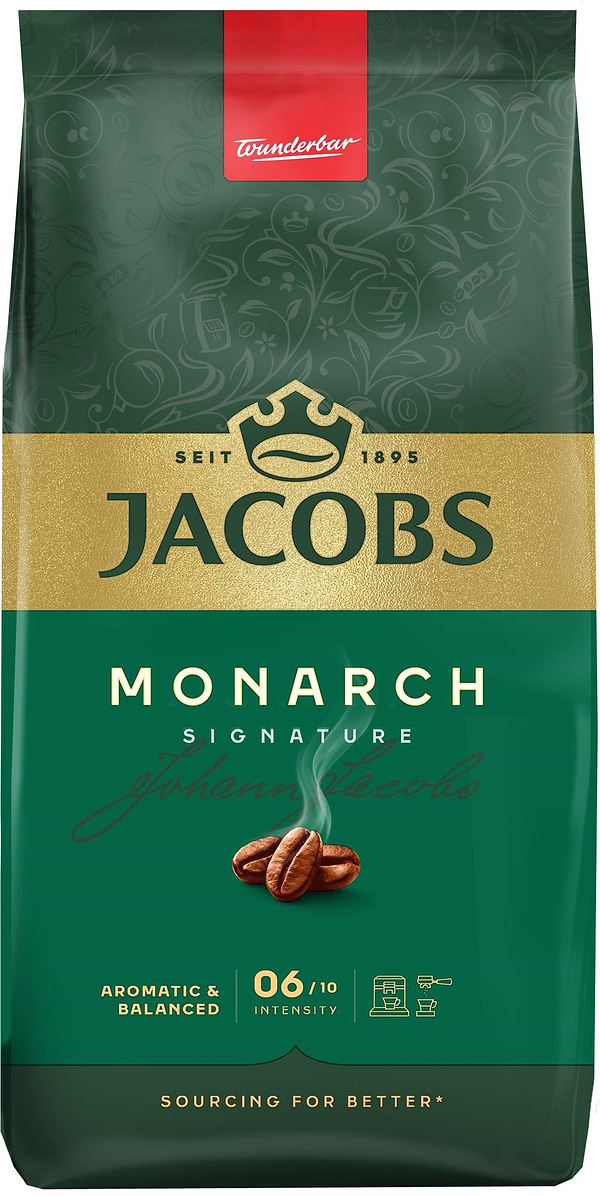 Фото - Кофе в зернах Jacobs Monarch 1 кг