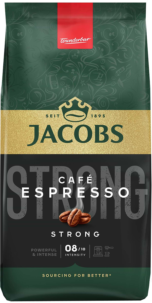 Фото - Кофе в зернах Jacobs Espresso 500г