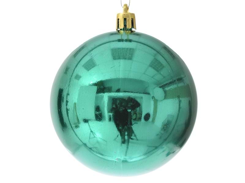 Набір ялинкових іграшок Lefard 6 шт. зелений 8 см (681-056)