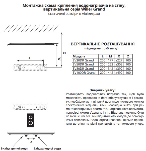 Фото - Водонагреватель Willer EV80DR Grand-SP-aluml