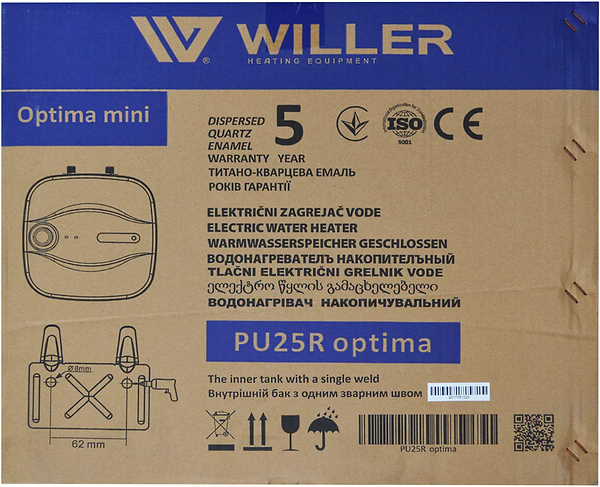 Фото - Водонагрівач Willer PU25R Optima Mini