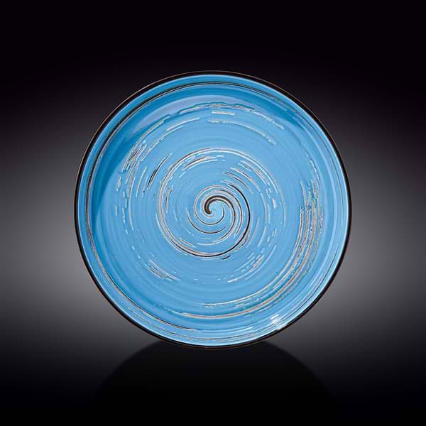 Фото - Тарелка обеденная Wilmax Spiral Blue 28 см (WL-669620 / A)