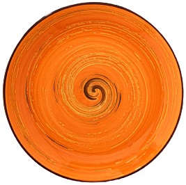 Тарілка десертна Wilmax Spiral Orange 20.5 см (WL-669312 / A)