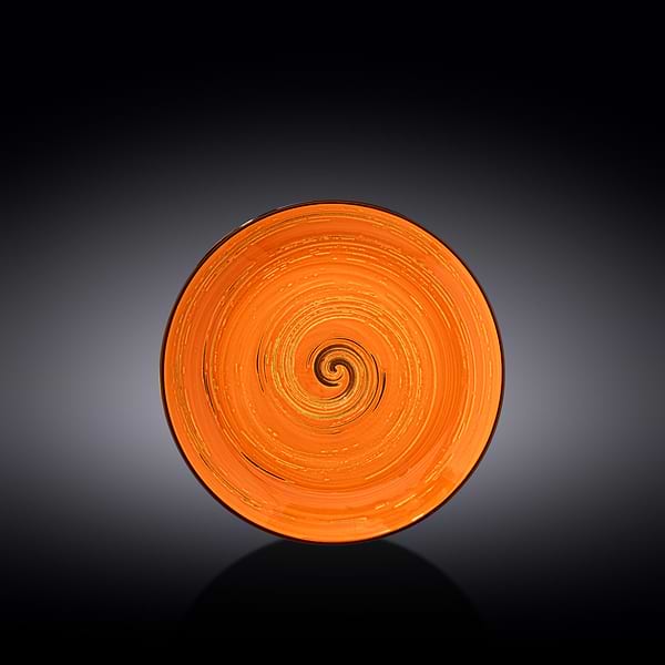 Фото - Тарелка десертная Wilmax Spiral Orange 20.5 см (WL-669312 / A)