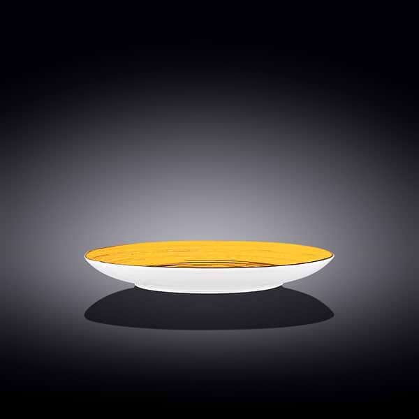 Фото - Тарілка обідня Wilmax Spiral Yellow 25.5 см (WL-669414 / A)