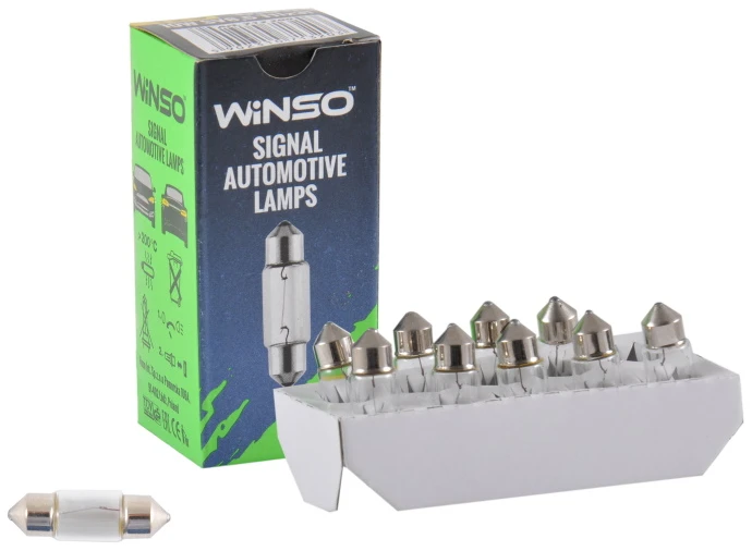 Автолампа Winso 12V C10W 10W 10 шт. (713200)