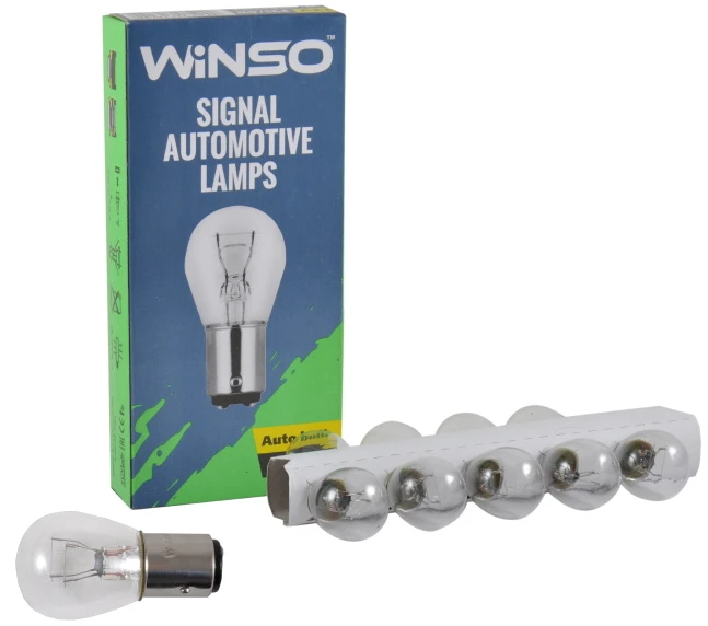 Автолампа Winso 12V P21/4W 21/4W BAZ15d 10 шт. (713140)