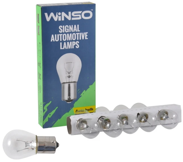 Автолампа Winso 24V P21W 21W BA15s 10 шт. (725100)