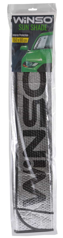Шторка сонцезахисна для авто Winso 150x80 см дзеркальна (150800)