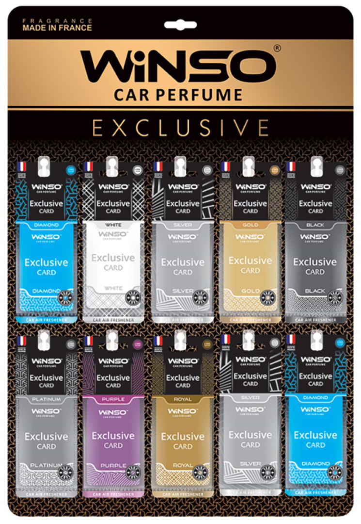 Ароматизатор для авто Winso Exclusive в асортименті (500025)