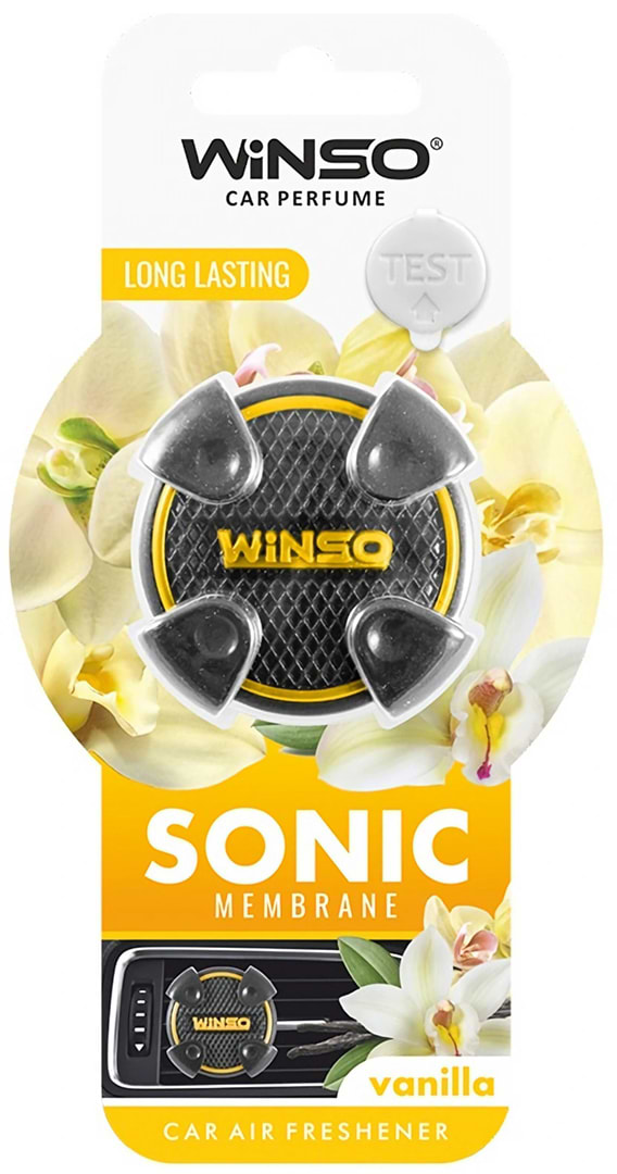 Ароматизатор для авто Sonic мембранный на дефлектор - Vanilla (531050)