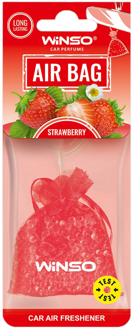 Ароматизатор для авто Winso AIR BAG 20 г Strawberry (530430)