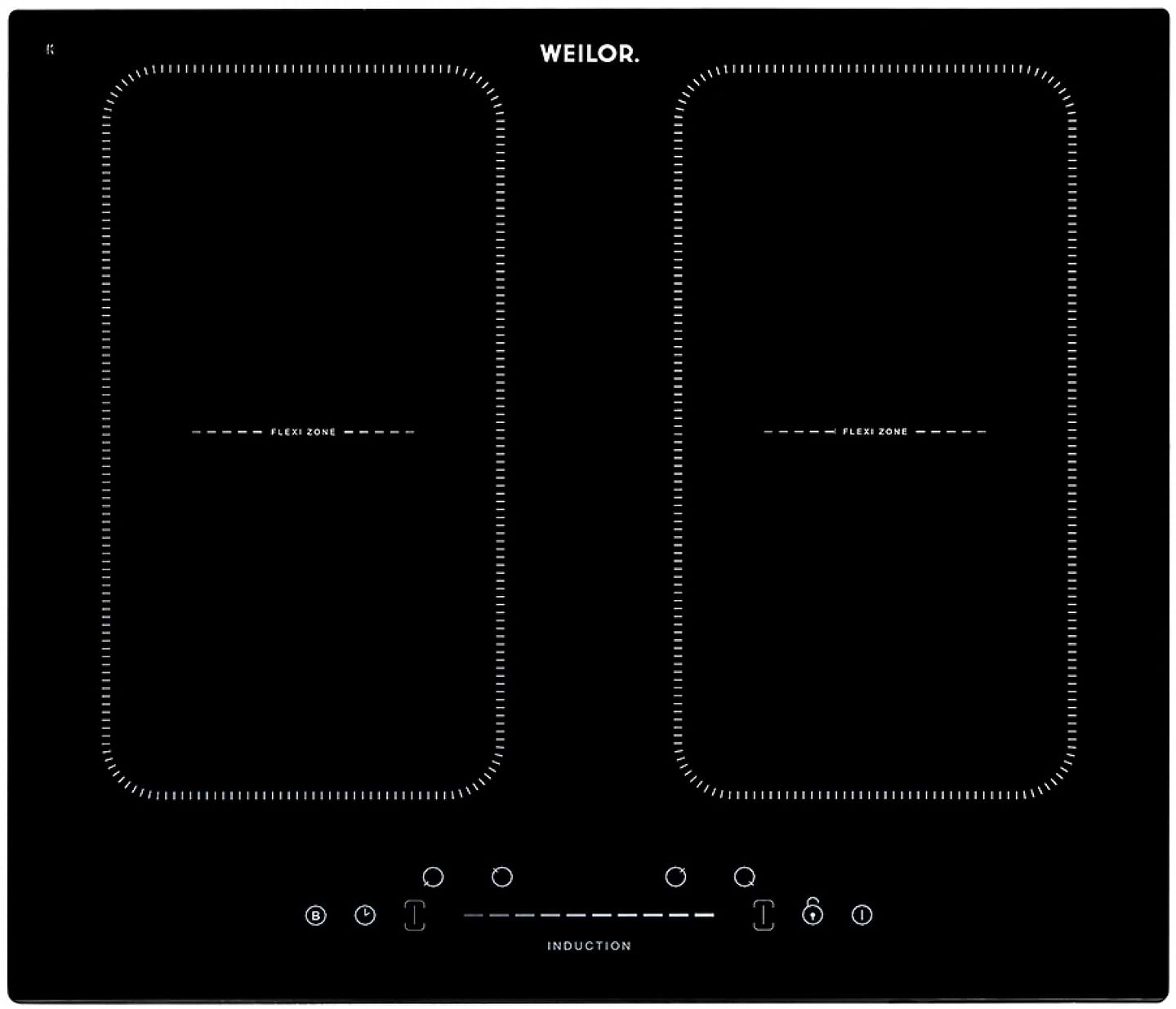 Варочная панель электрическая Weilor WIS 690 Black - Фото 1