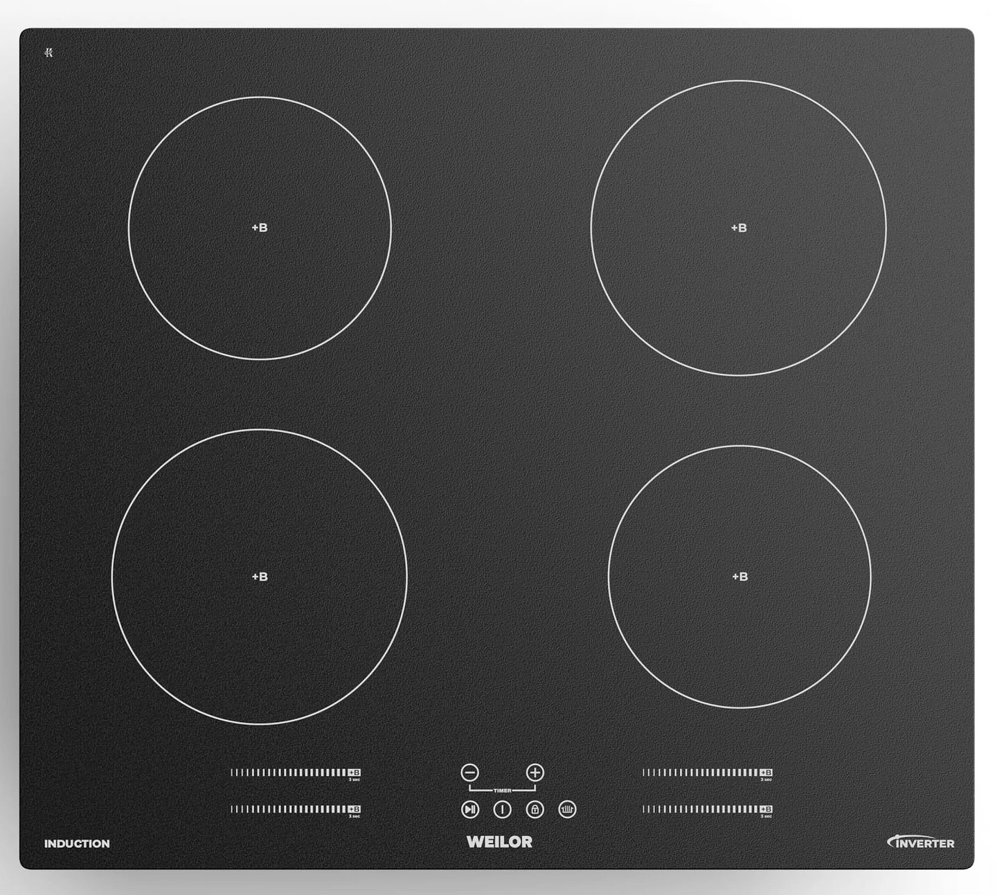 Варочная панель электрическая Weilor WIS 643 BLACK NanoProtect