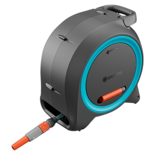 Катушка для шланга Gardena Dual Hose Box настенная/наземная 11 мм, 25 м, синяя (18695-28.000.00)