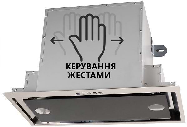 Фото - Витяжка вбудована Akpo WK-12 Neva Glass 1200 Inox+Black 60