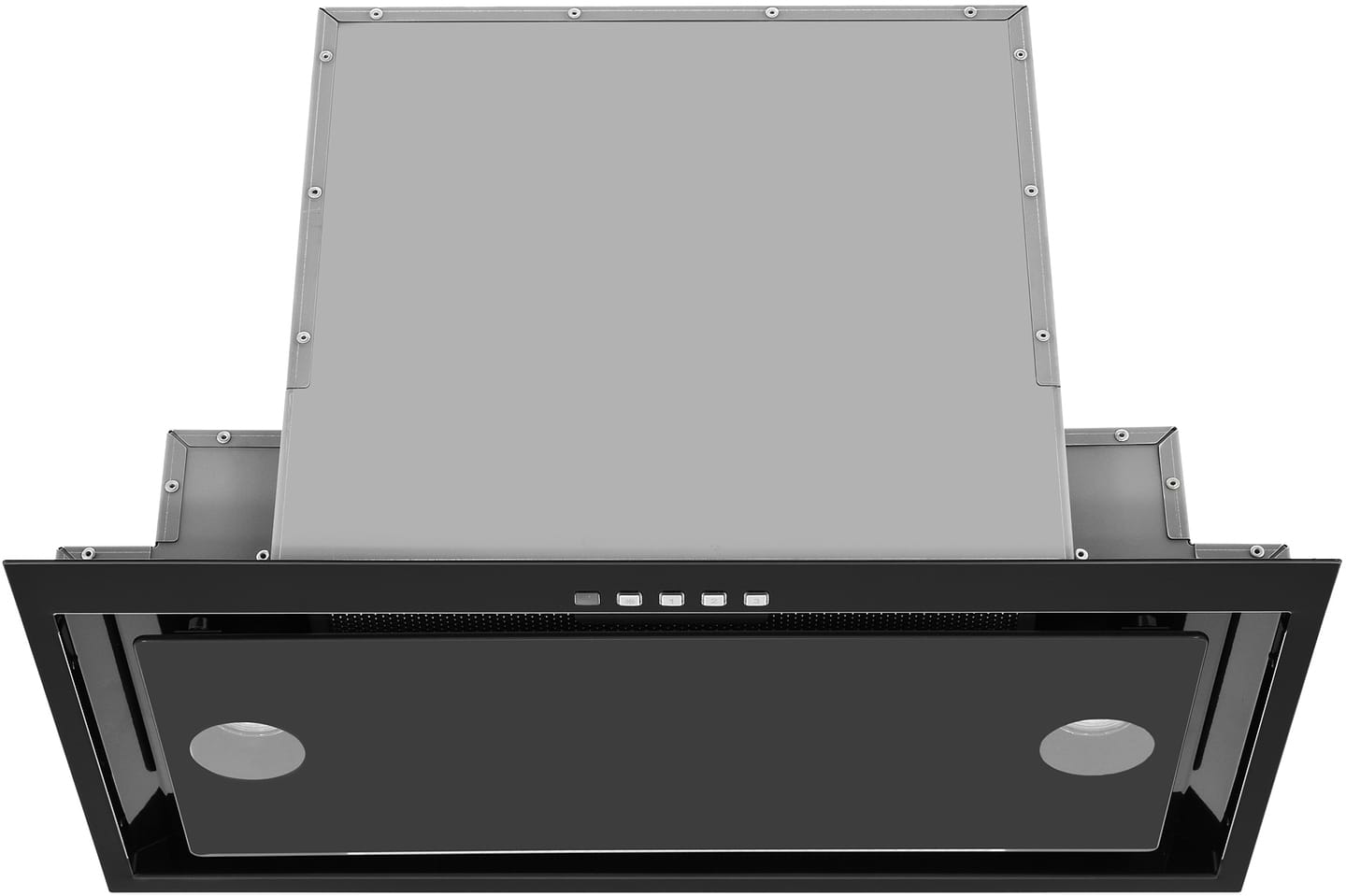 Витяжка вбудована Akpo WK-10 Neva Glass 850 Black 60 - Фото 1