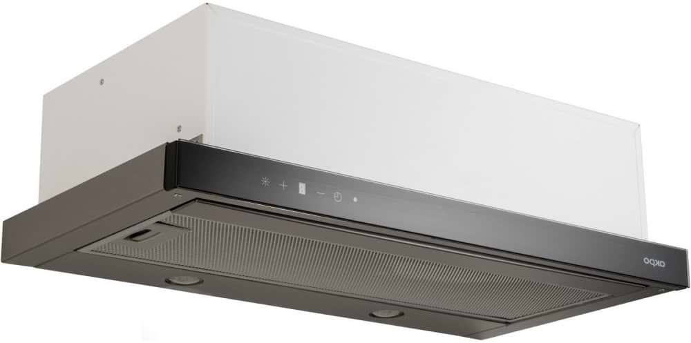 Вытяжка встраиваемая Akpo WK-7 Light Glass Touch 1200 Inox+Black 60 - Фото 1