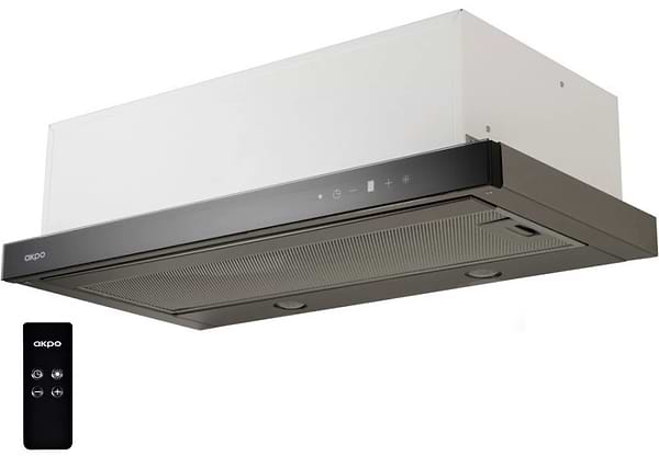 Фото - Витяжка вбудована Akpo WK-7 Light Glass Touch 700 Inox+Black 60