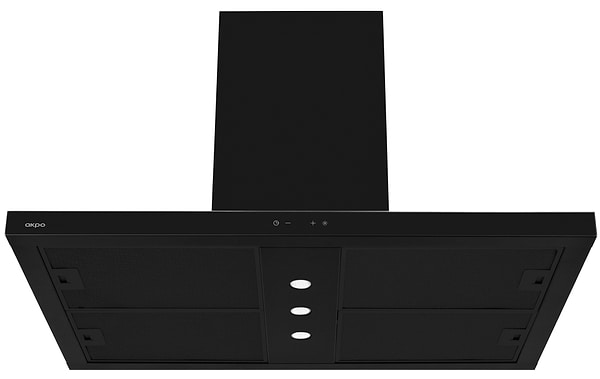 Фото - Витяжка декоративна Akpo WK-9 Isla Feniks Slim Glass 1200 Black 90