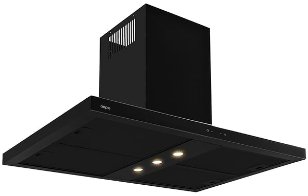 Фото - Витяжка декоративна Akpo WK-9 Isla Feniks Slim Glass 1200 Black 90
