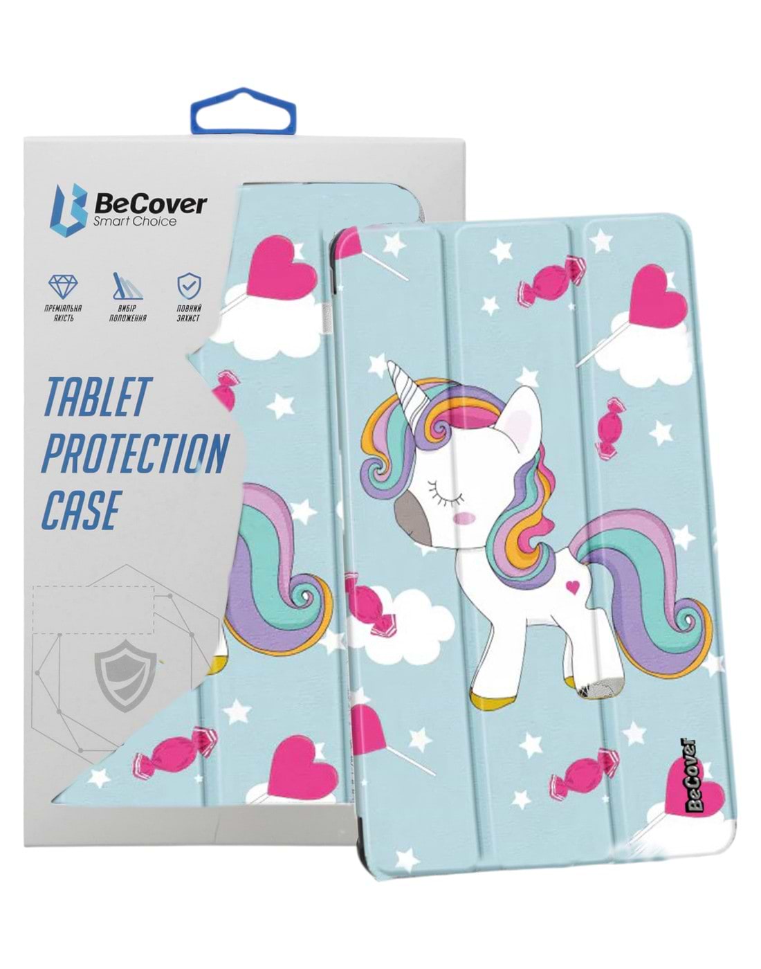 Купити Чохол для планшету BeCover Smart Case for Apple iPad Air 13" M2/M3 (2024/2025) Unicorn (711620) - Фото 1 Чохол для планшету BeCover Smart Case for Apple iPad Air 13" M2/M3 (2024/2025) Unicorn (711620) - Фото 1