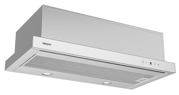 Фото - Витяжка вбудована Akpo WK-7 Light Glass Touch 700 Inox+White 60