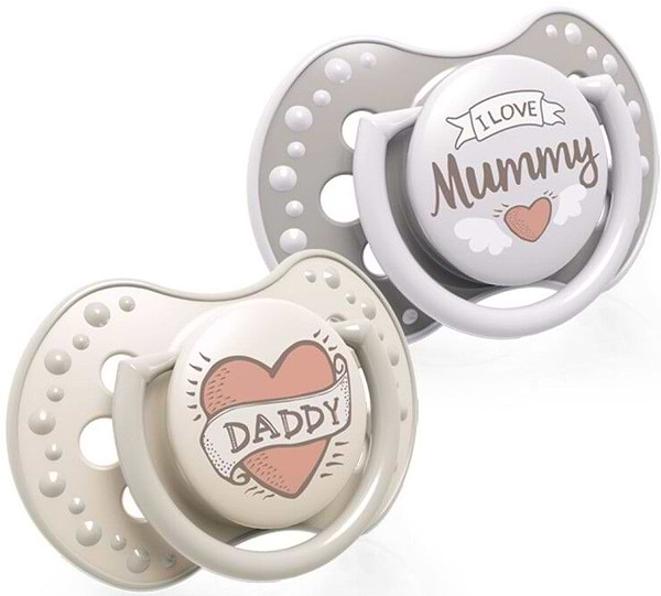 Фото - Динамическая пустышка Lovi 6-18 м-цев 2 шт. I love (22/868)