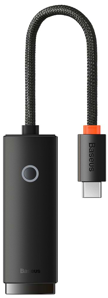 Купити Перехідник USB Type-C - RJ-45 Baseus Lite Series Ethernet Type-C to RJ45 LAN Black (WKQX000301) - Фото 1 Перехідник USB Type-C - RJ-45 Baseus Lite Series Ethernet Type-C to RJ45 LAN Black (WKQX000301) - Фото 1