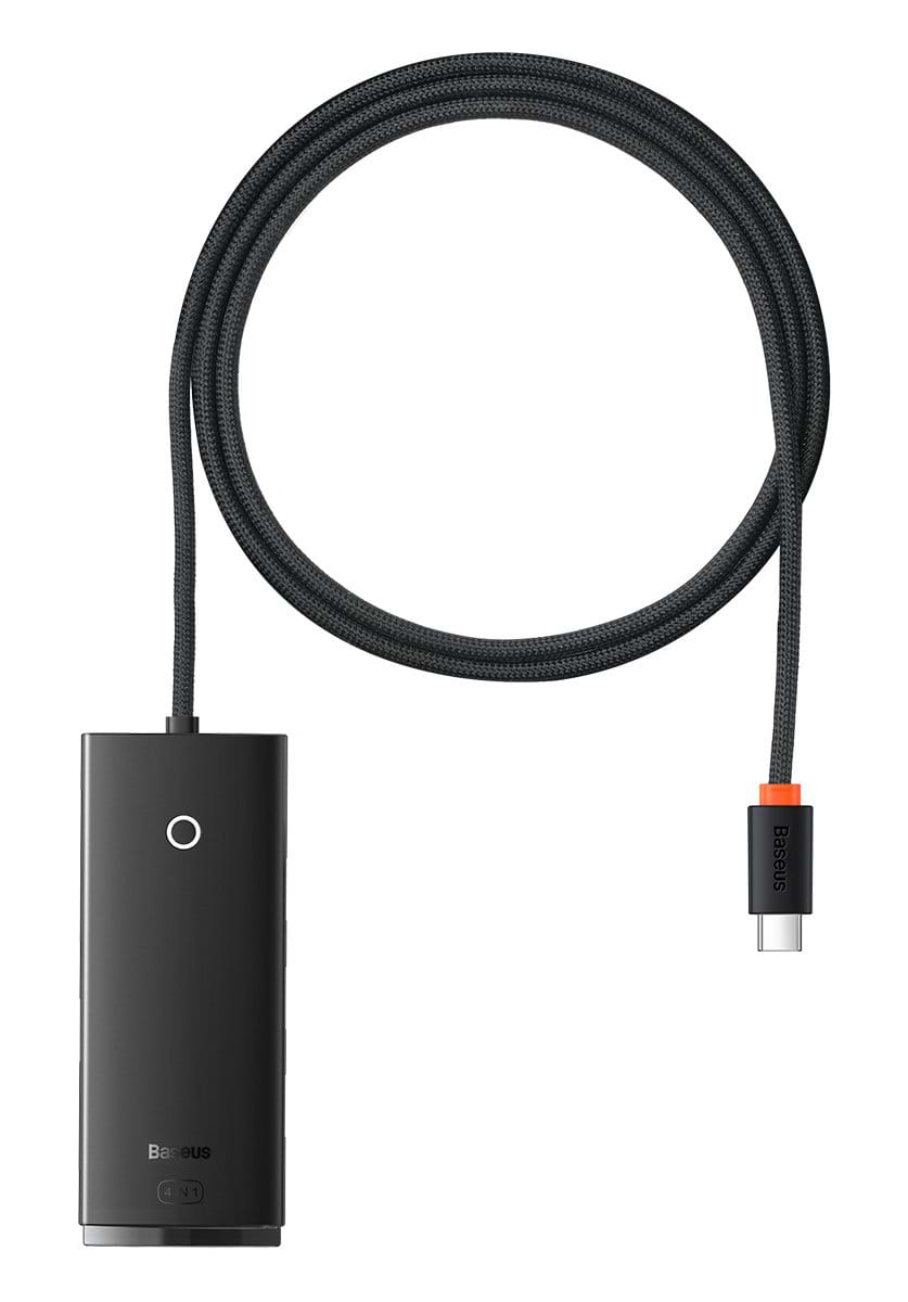 Купити Хаб USB Baseus 4-Port Type-C Type-C to USB 3.0х4 1m Black (WKQX030401) - Фото 1 Хаб USB Baseus 4-Port Type-C Type-C to USB 3.0х4 1m Black (WKQX030401) - Фото 1