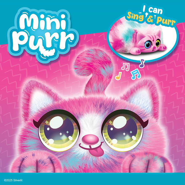 Фото - Интерактивное животное Silverlit Котенок Mini Purr (36896)