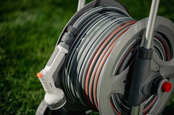 Фото - Візок для шланга BRADAS 1/2" 50 м SILVER PRO SET, WHITE LINE (WL-AG33350SET1)