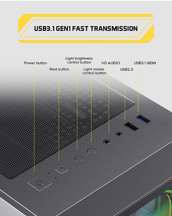 Фото - Корпус Gamemax Micro ATX без БП (Aero Mini)