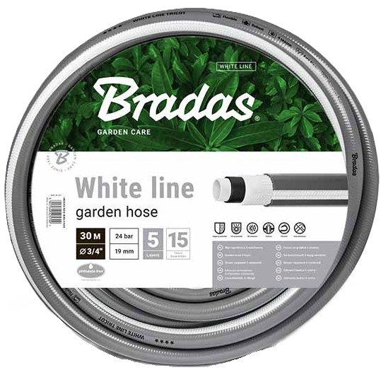 Шланг поливочный BRADAS NTS White 5/8" 30 м (WWL5/830)