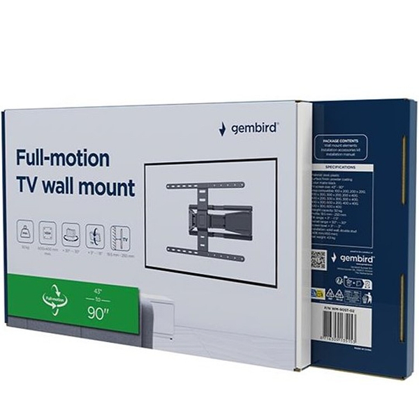 Фото - Кріплення для телевізора Gembird WM-90ST-02
