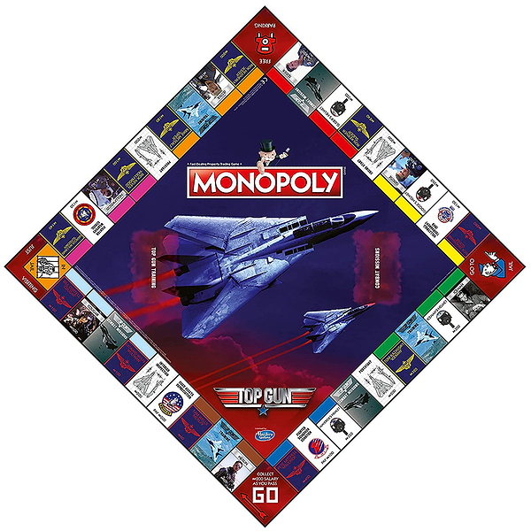 Фото - Настольная игра (8+) Winning Moves TOP GUN Monopoly (WM00548-EN1-6)