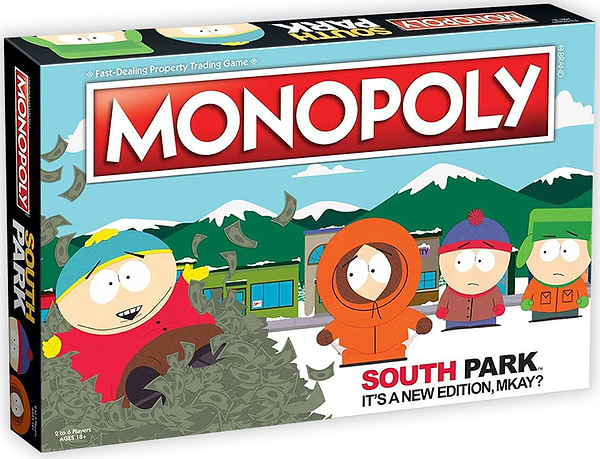 Фото - Настільна гра (12+) Winning Moves SOUTH PARK Monopoly (WM01956-EN1-6)