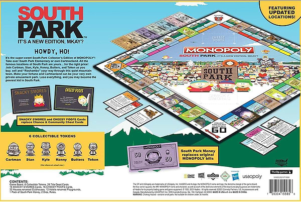Фото - Настільна гра (12+) Winning Moves SOUTH PARK Monopoly (WM01956-EN1-6)
