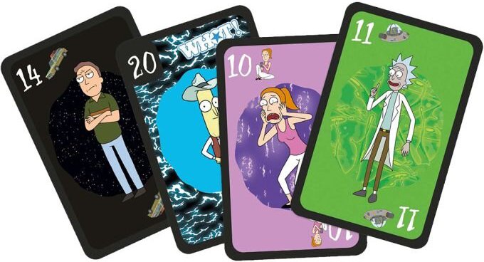 Фото - Настільна гра (18+) Winning Moves RICK AND MORTY WHOT! Board Game (WM02941-ML1-12)