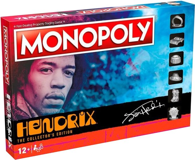 Настольная игра (12+) Winning Moves JIMI HENDRIX Monopoly (WM03131-EN1-6)