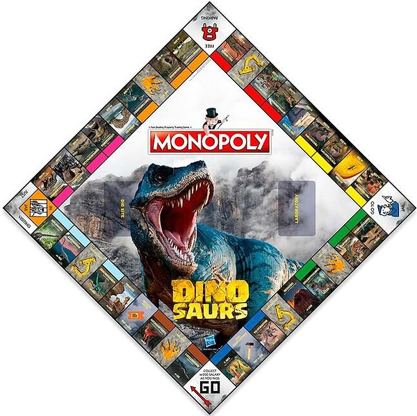Фото - Настільна гра (8+) Winning Moves MONOPOLY Dinosaurs (WM04251-EN1-6)