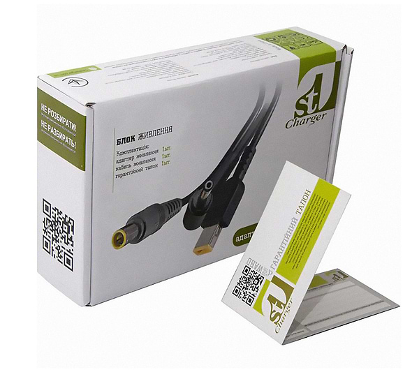 Фото - Зарядное устройство для ноутбука 1stCharger 65W 19V 3.42A 5.5x1.7 Wall Mount (WM1ST19V65W5517)