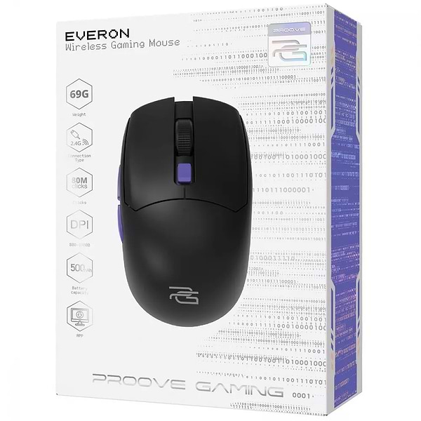 Фото - Миша бездротова ігрова Proove Gaming Everon Black (WMEV00022001)