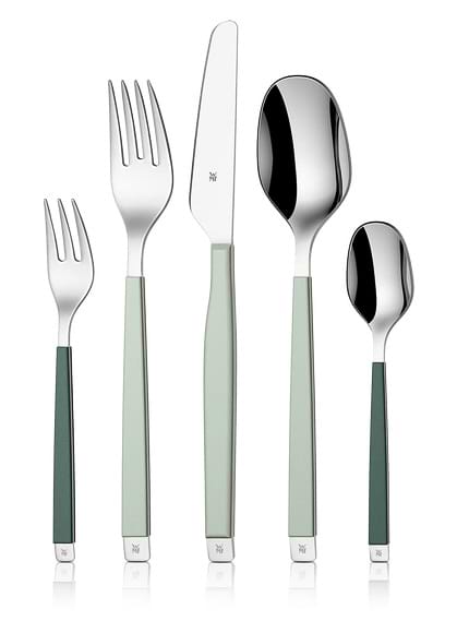 Набор столовых приборов WMF 1115916700 EMOTION FROSTY GREEN 30 пр.
