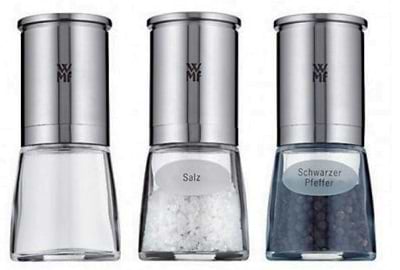 Фото - Набір ємностей для спецій і приправ WMF 667949990 DE LUXE 3 пр. Фото - Набір ємностей для спецій і приправ WMF 667949990 DE LUXE 3 пр.